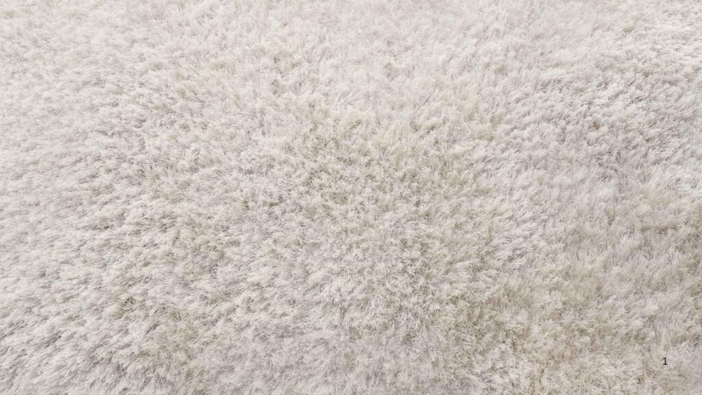 "Close-up view of a plush, white wool carpet showcasing its soft and luxurious texture, emphasizing the premium quality of New Zealand wool."