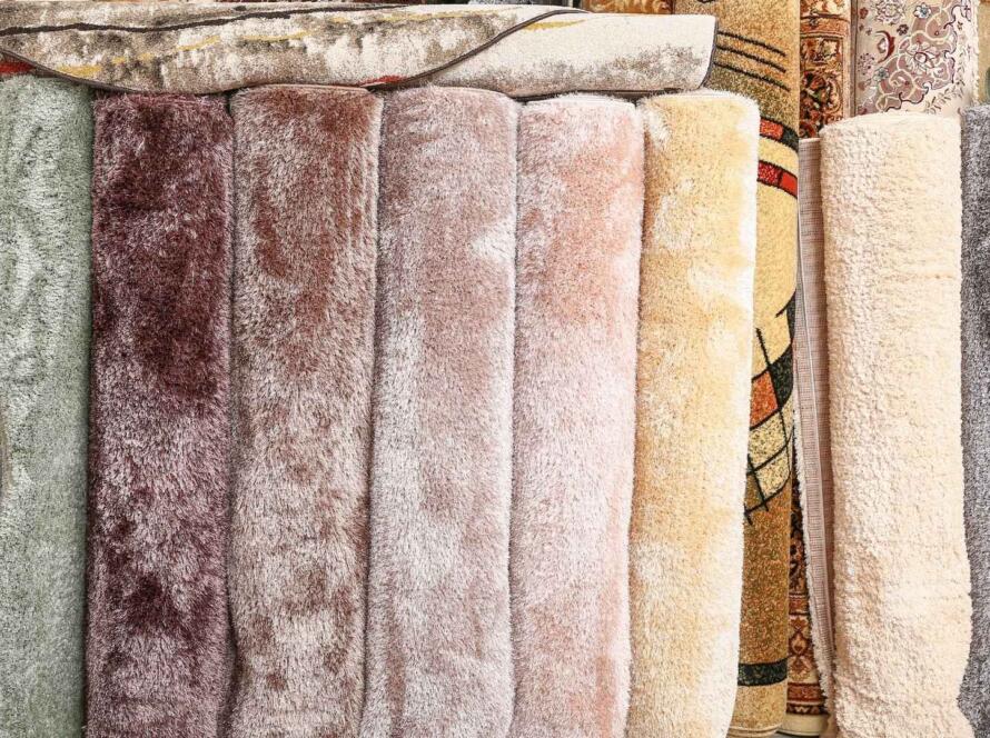 Wide selection of premium-quality carpets in various colors and textures available at American Carpet Wholesalers Dalton 2025.