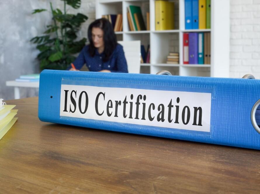 ISO 9001:2015 Certification logo and quality management standards