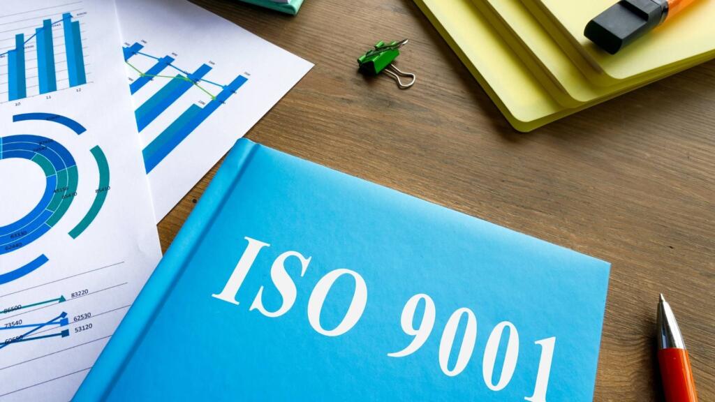 ISO 9001:2015 Certification logo and quality management standards.